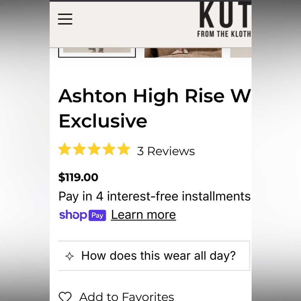 KUT Ashton High Rise Wide Leg Barrel Jeans - Picture 8 of 11